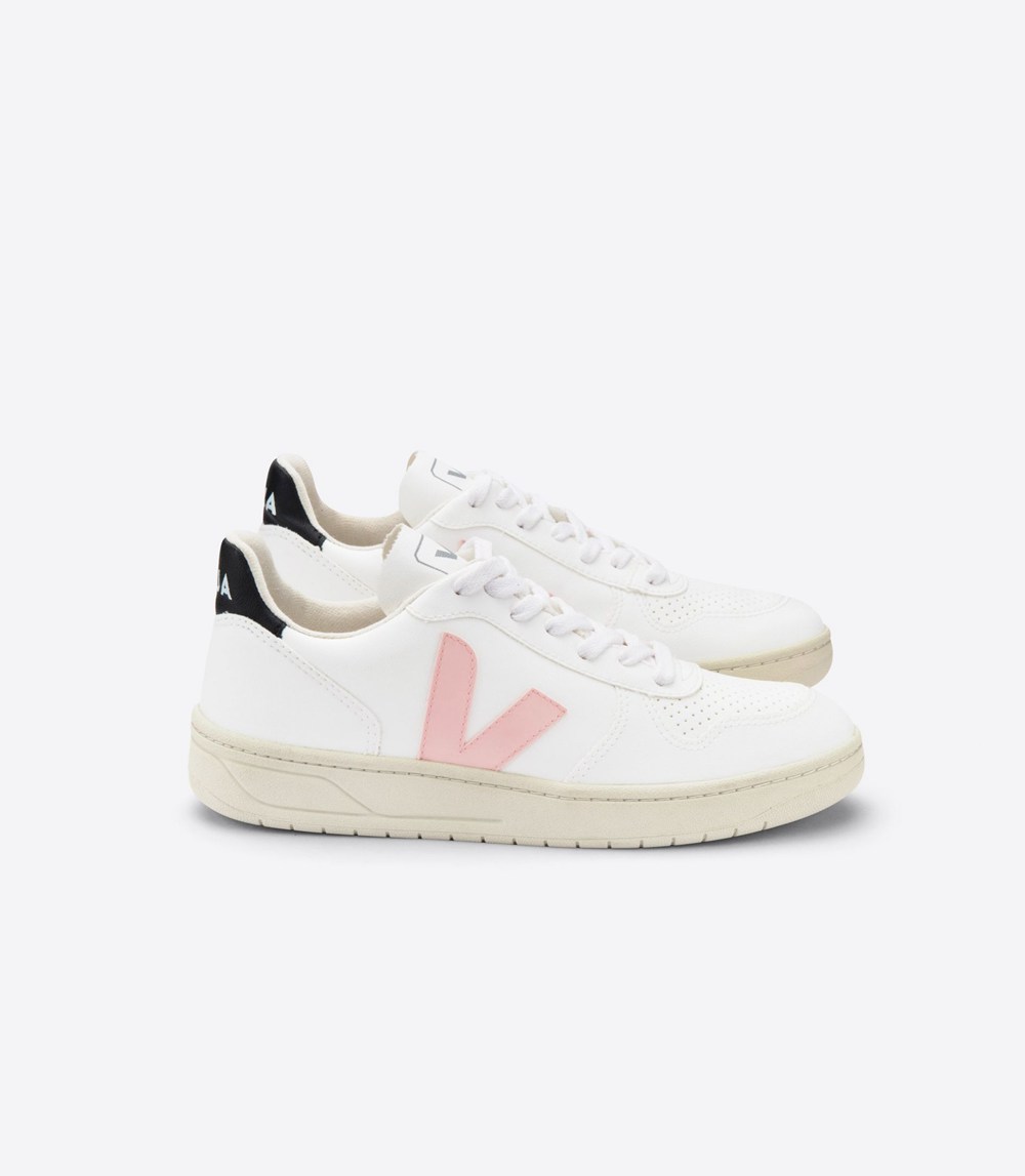 Veja Trainers Womens White - V-10 Cwl - SDBP-14582